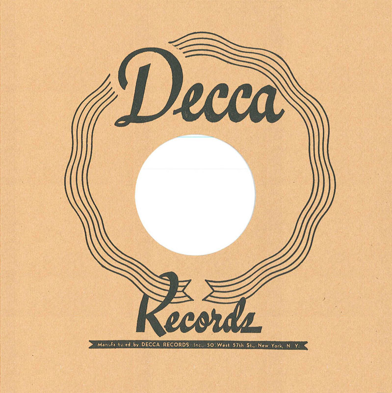 Decca, 78 RPM 10 INCH, 5 PACK