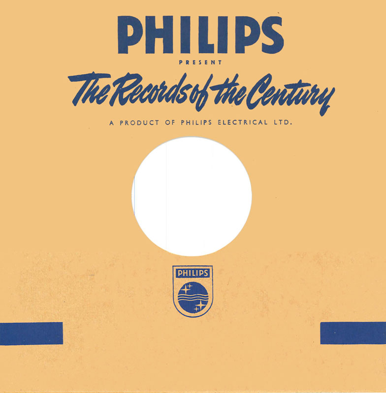 Philips - Blue on Brown - Straight sleeve image